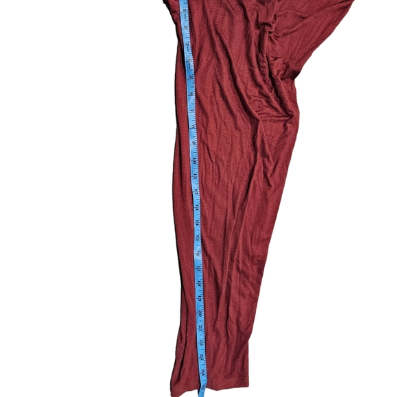 Jessica Simpson Maternity Jumpsuit Red Short Sleeeve Women's Large - Picture 4 of 6